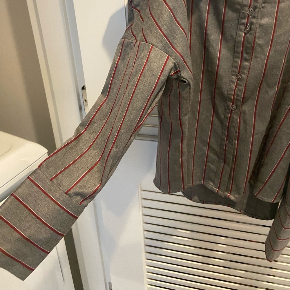 Off The Shoulder Button Down Shirt - image 4